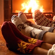 Wear Fluffy Socks