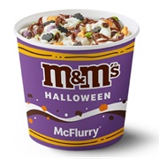 M&M's Halloween McFlurry