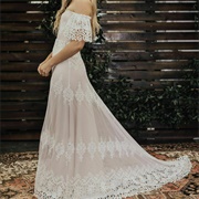 Wedding Dress in Boho Style