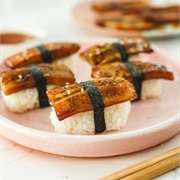 Eel Nigiri With Avocado