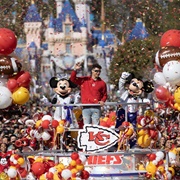 Disneyland Super Bowl Cavalcade