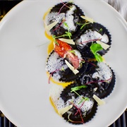 Squid Ink Ravioli