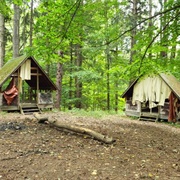 Abandoned Girl Scout Camp at Beechwood State Park