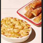 Oven-Baked Cheesy Alfredo Pasta