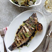 Grilled Black Bass