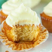 Tropical Pineapple Cupcakes With Citrus Cream Frosting