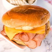Hot Ham and Cheese Bun