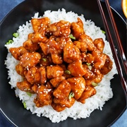 Orange Chicken and Rice