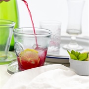 Apple and Blackcurrant Juice With Sparkling Water