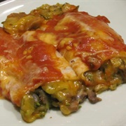 Zucchini Beef Enchiladas
