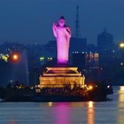 The Buddha Statue of Hyderabad, India