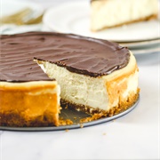 Cheese Cake With Chocolate Ganache