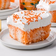 Orange Crush Poke Cake