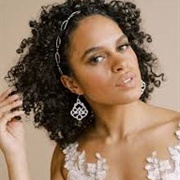 Dangly Diamond Earrings for Bride