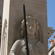 Orlando's Column in Dubrovnik