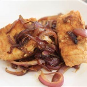Roasted Onion Fish