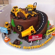 Road Construction Cake