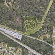 Peace Sign Geoglyph