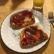 Multigrain Rye Bread With Ketchup