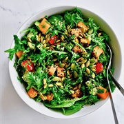 Carrot Leaf Salad