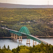 Seal Island Bridge, Cape Breton, Nova Scotia, Canada