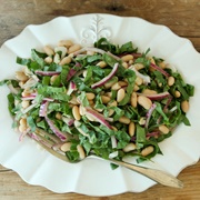 Spinach Salad With White Beans
