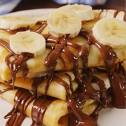 Vegan Chocolate & Banana Crepes