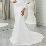 Sweep Train on Wedding Dress