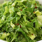 Steamed Spring Greens