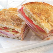 Ham and Tomato Sandwich