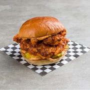 Fried Chicken Sandwich With Lone Star Sauce