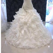 Wedding Dress Ruffled Skirt