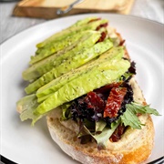Avocado + Sun-Dried Tomato Baguette