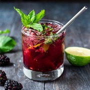 Blackberry Bourbon Smash