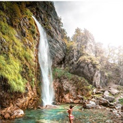 Grunas Waterfall, Theth, Albania