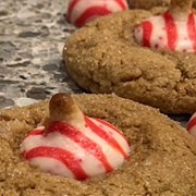 Gingerbread Candy Pinwheel Cookie