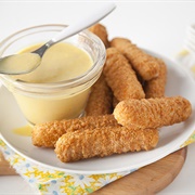 Mozzarella Sticks With Mustard