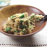 Okra and Quinoa