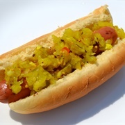 Relish Hot Dog