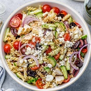 Chicken Feta Pasta Salad