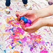 Make Paint Ball Art