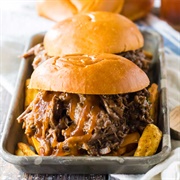 Barbecue-Beef Sandwich