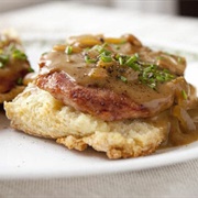 Biscuits With Ham, Red Eye Gravy