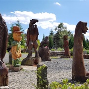 Doubice Wooden Sculptures and Tanks