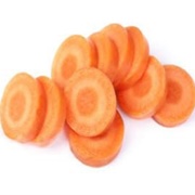Horizontal Carrot Slices