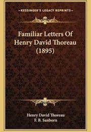 Familiar Letters of Henry David Thoreau (Henry David Thoreau)