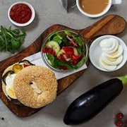 Sabich Filled Bagel