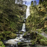 Pistyll Rhaeadr Waterfall, Wales