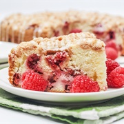 Raspberry Crumble Cake