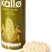 Lightly Salted Puffed Corn Cakes